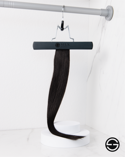 LUXE Halo Hair Extensions | 1b - Midnight