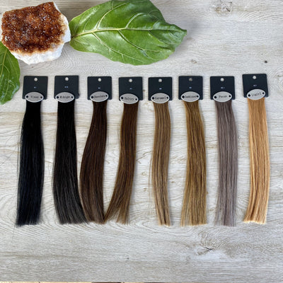 LUXE Halo Hair Extensions | 1b - Midnight